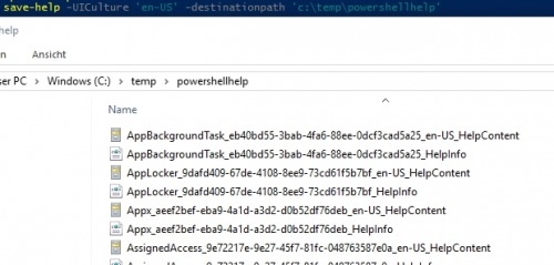 Preview PowerShell Help